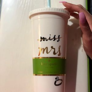 Bride to be tumbler “miss to mrs.”